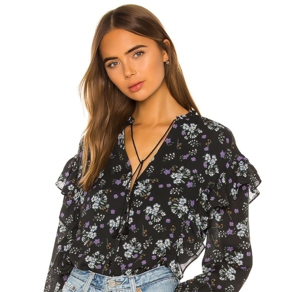 Nwt Cupcakes & Cashmere X Revolve Delia Blouse - Picture 1 of 16
